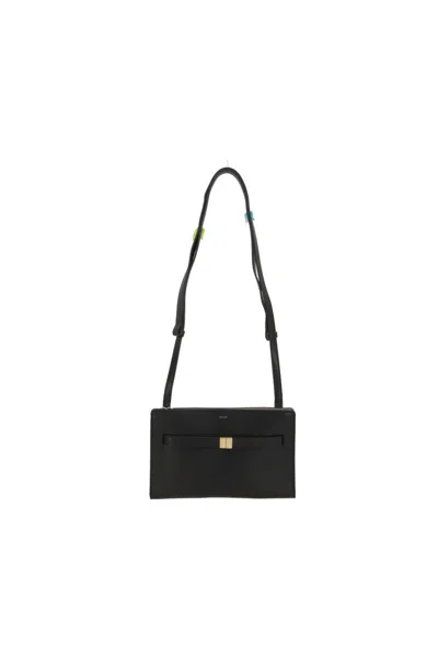 Totême Womens Toteme Belted Leather Cross Body Bag In Black