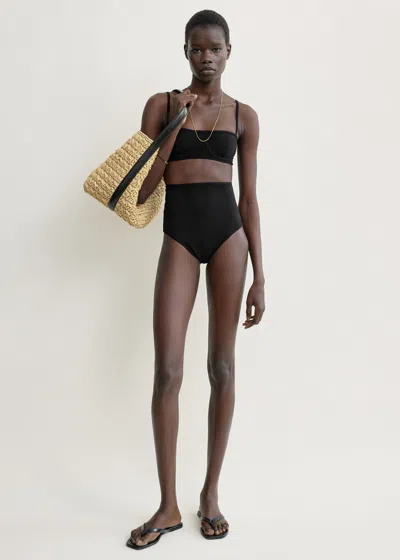 Totême Balconette Bikini Top Black