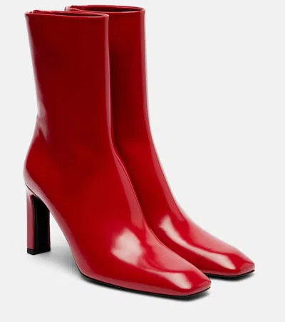 TOTÊME BAR 85 LEATHER ANKLE BOOTS