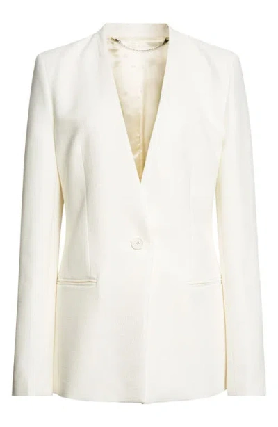 Totême Toteme Basket Weave Blazer In Neutral