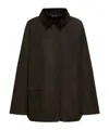 Totême Country Waxed Organic Cotton Jacket In Green