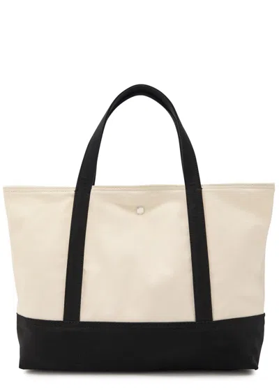 Totême Toteme Beach Canvas Tote Bag In Neutral