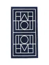 Totême Toteme Beach Towel Navy/white