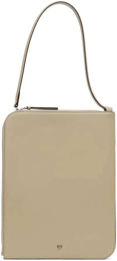 Totême Beige Slim Tote In 125 Fawn