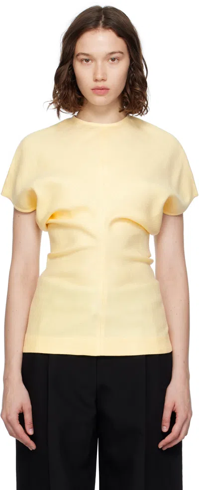 Totême Beige Slouch Waist Basketweave Top
