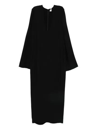 Totême Bell-sleeve Dress In Multi