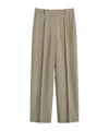 Totême Belt Loop Casual Pants In Green