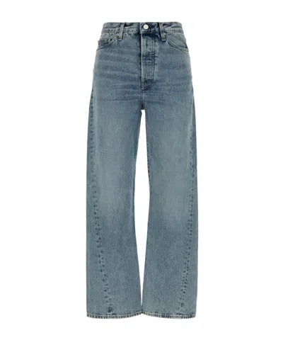 Totême Belt Loop Jeans In Blue