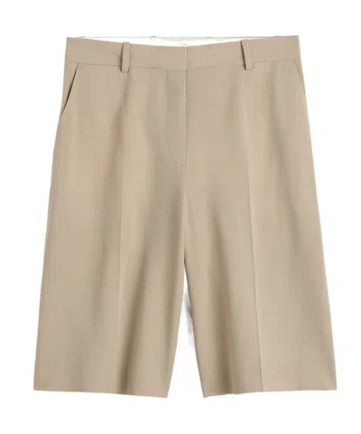 Totême Belt Loop Shorts In Black