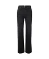 Totême Belt Ring Denim Trousers In Black