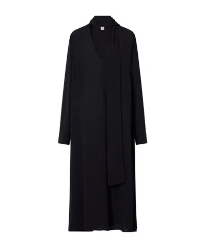 Totême Belted Dress In Black
