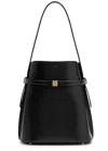 Totême Toteme Belted Leather Bucket Bag