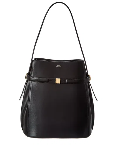 Totême Women Black 'belted' Bucket Bag, Onesize Luxury Bucket Bags For Women Darveys