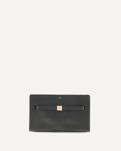 Totême Belted Leather Crossbody Bag In Black