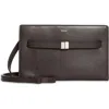 Totême Toteme Belted Leather Crossbody Bag In Brown