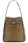 Totême Belted Lizard Embossed Bucket Bag