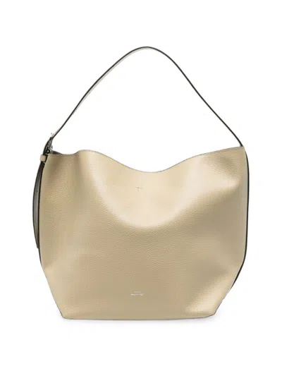 Totême Toteme Main Belted Medium Shoulder Bag In Brown