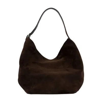 Totême Toteme Belted Shopper Bag In Brown