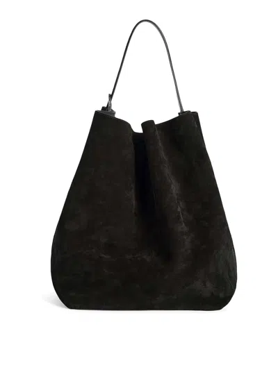 Totême Belted Tote Espresso In Brown