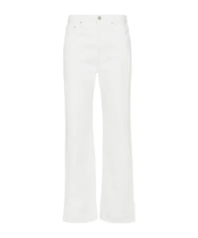 Totême Belt-loop Jeans In White