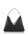Totême Bevel Grained Leather Shoulder Bag In Black