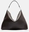 Totême Bevel Triangular Zip-top Tote Bag In Black