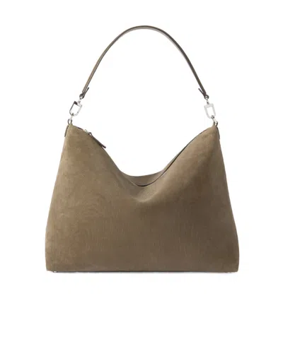 Totême Bevel Medium Shoulder Bag In Brown