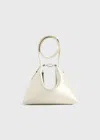 Totême Bevel Satin Wristlet Ecru