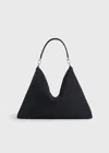 Totême Bevel Suede Bag Navy In Blue