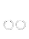 Totême Stylish Hoop Earrings For Everyday Wear In Silver