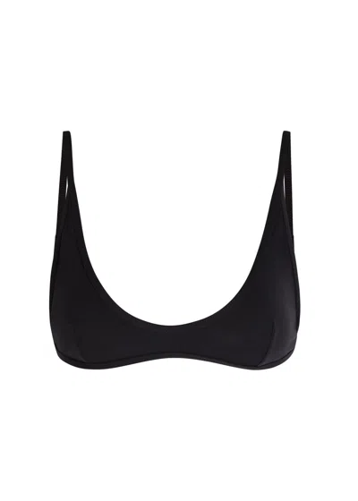 Totême Toteme Bikini Top In Black