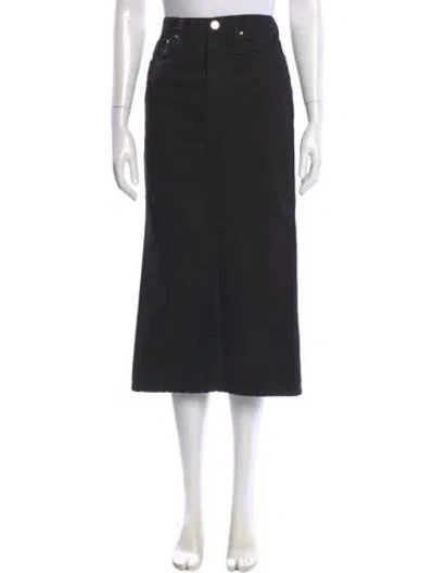 Pre-owned Totême 'bitti' Midi Length Skirt In Black