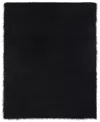 Totême Black Alpaca Knit Scarf In 200 Black