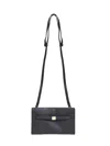 Totême Toteme Belted Leather Crossbody Bag In Black