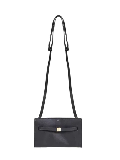 TOTÊME BLACK BELTED CROSSBODY BAG