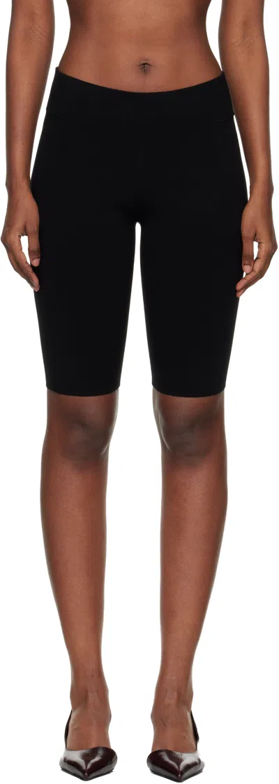 Totême Black Capri Knit Shorts