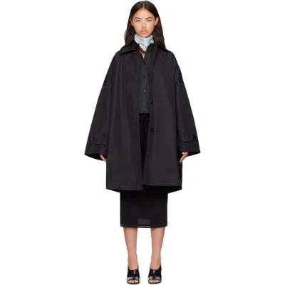 Totême Black Car Coat