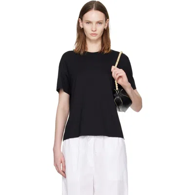 Totême Black Classic T-shirt In Multi
