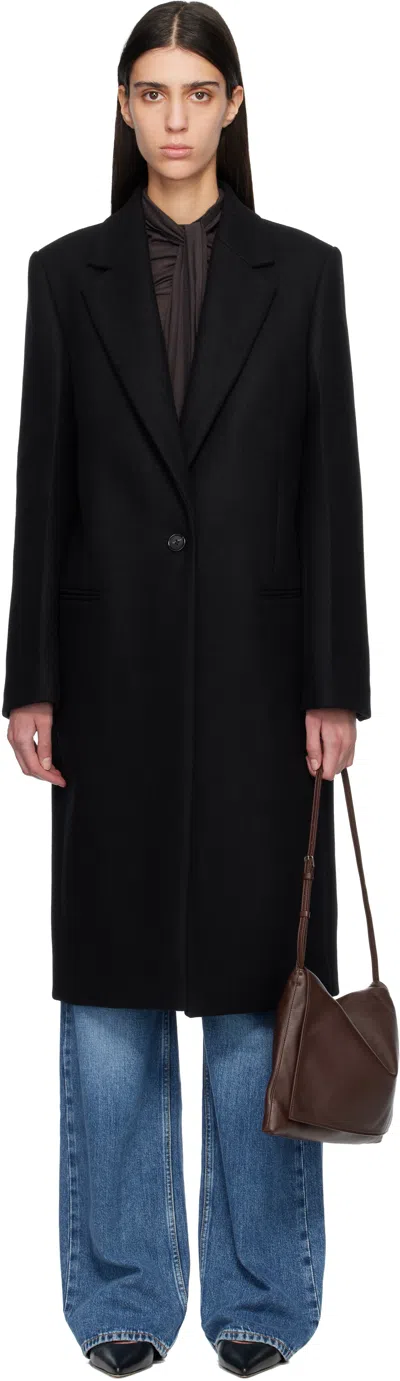 TOTÊME BLACK CLASSIC WINTER COAT
