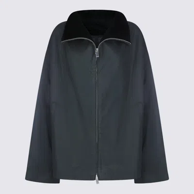 Totême Black Cotton Casual Jacket In Multi