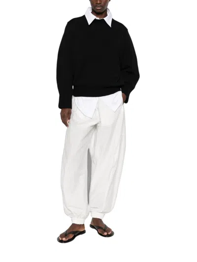 Totême Black Cotton Oversized Sweater
