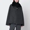 Totême Black Solid Zipped Jacket In Black