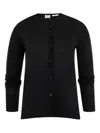 Totême Toteme Women Crewneck Cardigan In Black