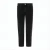 Totême Black Denim Pants With Five-pocket Design And Tapered Fit In Black