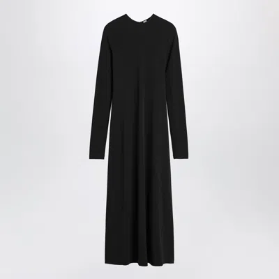 Totême Toteme Black Everyday Long Dress In Blue