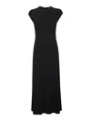 Totême Toteme Women Black Fluid Stretch Jersey Everyday Long Dress In Black