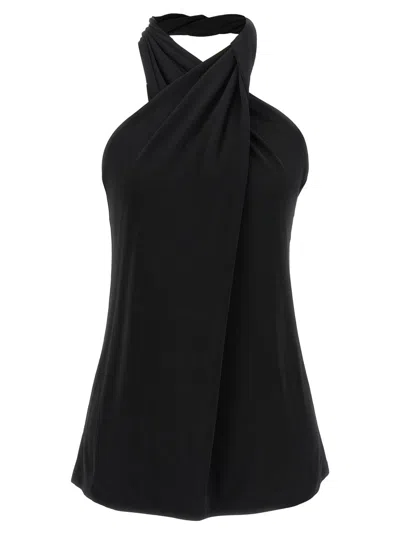 Totême Black Halter Neck Top