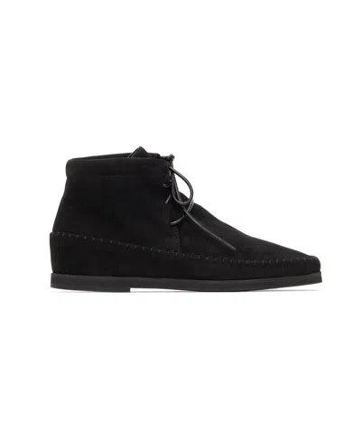 Totême Black High-top Moccasins