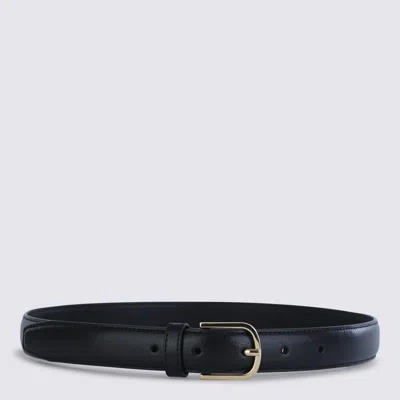 Totême Black Leather Belt