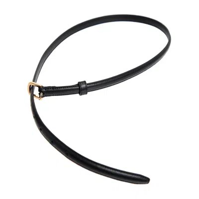Totême Black Leather Belt